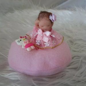 NEW✨ Handmade Polymer Clay OOAK Miniature Art Baby